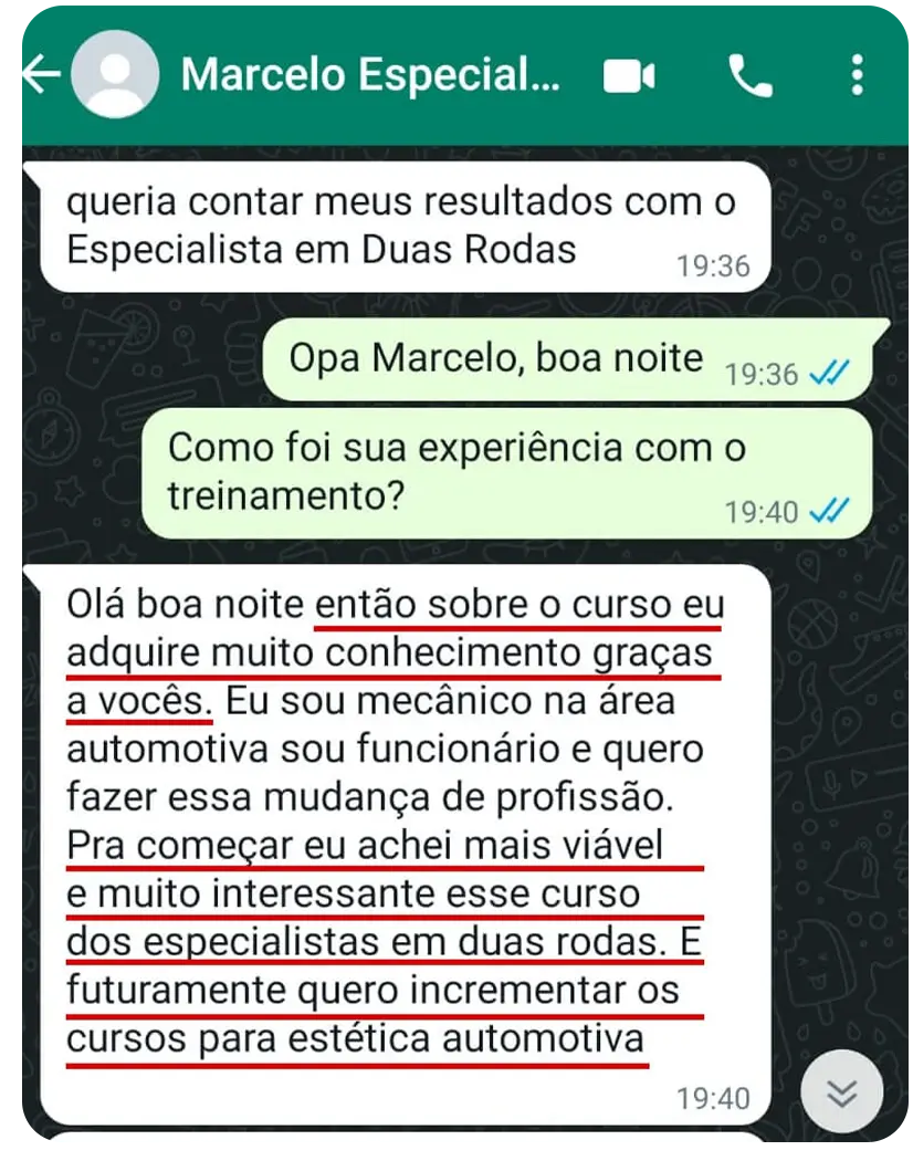 Especialista em 2 Rodas 2